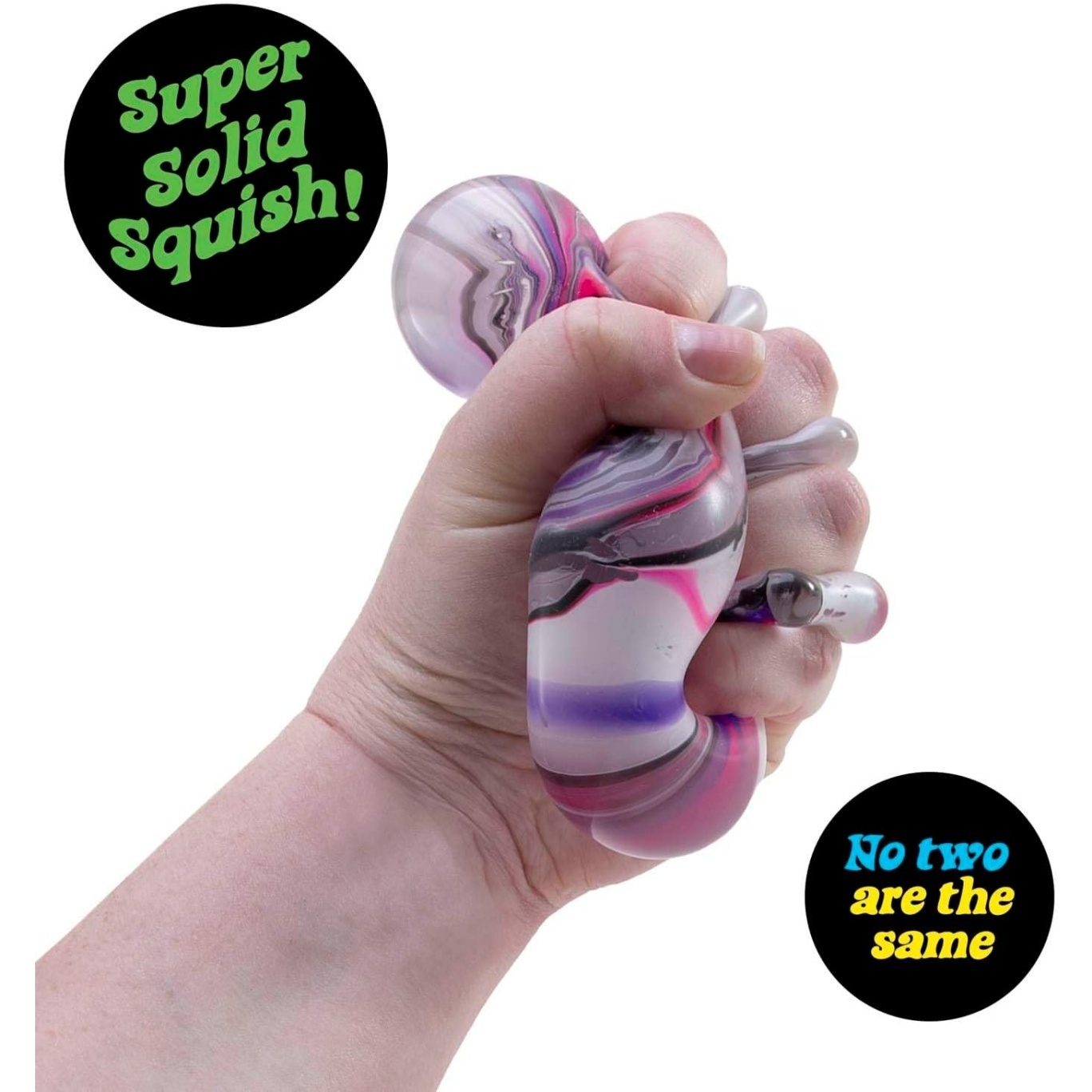 NeeDoh Nice Cube Swirl - Solid Squish - Assorted - Image 3